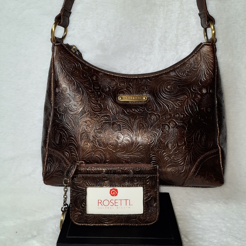Rosetti Vegan Leather Western Style Shoulder purse.